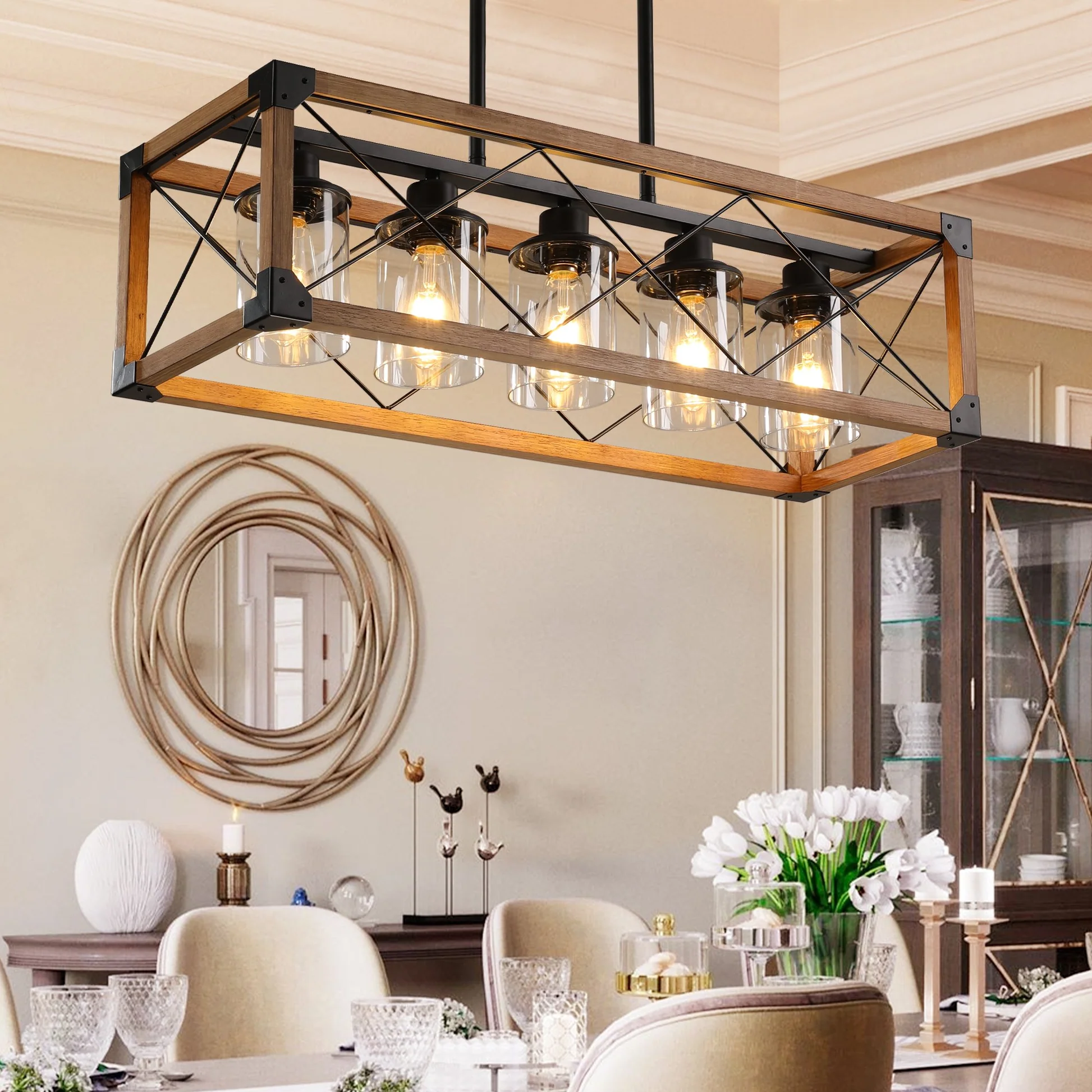 Front Page -Oldebricklighting Store 5 Light Retro Farmhouse Chandelier for Kitchen Living Room Dining Room Bulbs Not Included 14beb27e 06c3 48ab a9d8 b118c0b6a5f7.7a605b6f08534b561cc8ed3616258e17