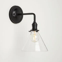 Beck 7-inch (Clear) | Elbow Sconce(Beck 7 Inch Clear Elbow Sconce)