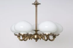 Mulberry (Opal) | Historic Ornate Chandelier(Mulberry Opal Historic Ornate Chandelier) -Oldebricklighting Store CHHO5 4Mulb O 6 3