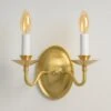 Colonial Curve Double | Candlestick Sconce(Colonial Curve Double Candlestick Sconce)