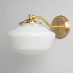 Ryttenberg (Opal) | Modern Offset Sconce(Ryttenberg Opal Modern Offset Sconce) -Oldebricklighting Store Img1257