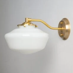Ryttenberg (Opal) | Modern Offset Sconce(Ryttenberg Opal Modern Offset Sconce) -Oldebricklighting Store Img1258