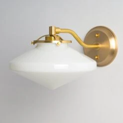 Jasper (Opal) | Modern Offset Sconce(Jasper Opal Modern Offset Sconce)