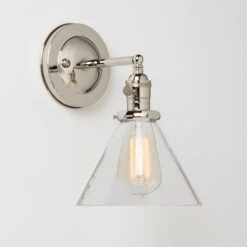 Beck (Clear) | Stem Sconce(Beck Clear Stem Sconce)