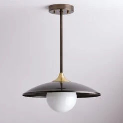 Bennington (Opal) | Dome Down Rod Pendant(Bennington Opal Dome Down Rod Pendant)