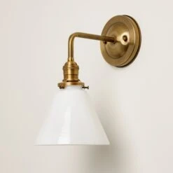 Beck 7-inch (Opal) | Elbow Sconce(Beck 7 Inch Opal Elbow Sconce)