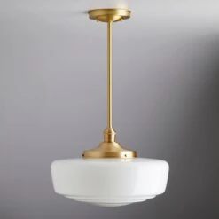 Rutland (Opal) | Down Rod Pendant(Rutland Opal Down Rod Pendant) -Oldebricklighting Store OldeBrick02