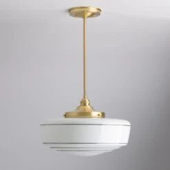 Rutland (Opal Striped) | Down Rod Pendant(Rutland Striped Opal Down Rod Pendant)