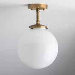 Hamilton (Opal) | Historic Ornate Stem(Hamilton Opal Historic Ornate Stem) -Oldebricklighting Store STO 4Ham O 10 1