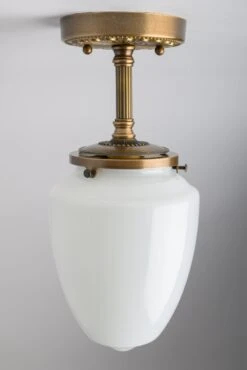 Humphrey (Opal) | Historic Ornate Stem(Humphrey Opal Historic Ornate Stem) -Oldebricklighting Store STO 4Hum O 8 3